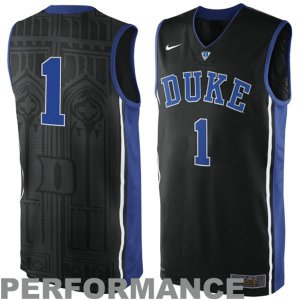 Maillot De Basket NCAA Duke Bleu Devils Jabari Parker 1 NCAA Authentique Basketball Performance Noir